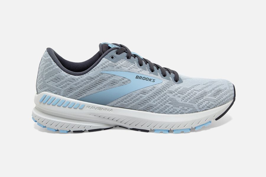 Brooks Ravenna 11 Womens UK - Road Running Shoes - Light Blue/Grey 413-LMRJTH